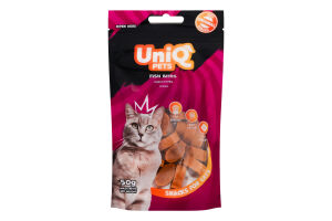 Ласощі для котів Рибні шматочки Mimi Uniq Pets д/п 50г