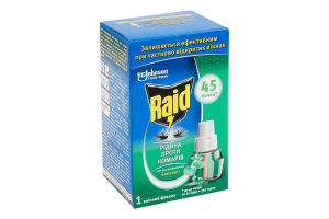 Жидкость для электрофумигатора против комаров 45 ночей Эвкалипт Raid 27мл