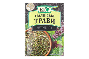 Приправа Італійські трави Еко м/у 10г
