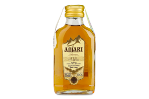 Бренді 0.1л 40% 3 зірки Adjari пл