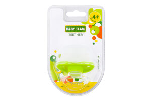 Прорізувач для зубів дитячий силіконовий 4+ Baby Team