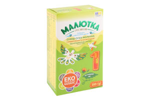 Смесь молочная для детей 0-6мес сухая с пребиотиками и нуклеотидами №1 Малютка Premium к/у 350г