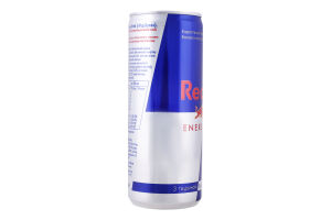 Напиток энергетический безалкогольный сильногазированный с таурином Energy drink Red Bull ж/б 250мл