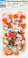 Мікс морепродуктів заморожений для різотто або спагетті Super preparato per risotto Sgattoni лоток 250г