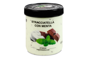 Морозиво М'ятна Страчіателла La Gelateria Italiana п/б 330г