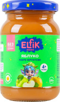 Пюре для дітей від 4міс фруктове Яблуко Elfik Magic с/б 170г