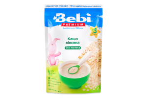 Каша безмолочная сухая для детей от 5мес быстрорастворимая Овсяная Bebi Premium д/п 200г