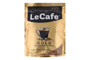Кава розчинна LeCafe Gold 80г д/п