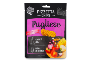 Снеки хрусткі По-апулійськи Pizzetta Chips Snacks of the World д/п 70г