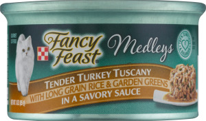Fancy Feast Medleys Gourmet Cat Food Tender Turkey Tuscany in a Savory Sauce