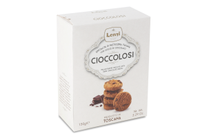 Печиво coccolosi какао та шок.Lenzi 150г