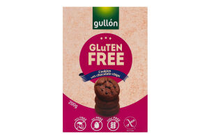 Печенье без глютена с шоколадной стружкой Gullon к/у 200г