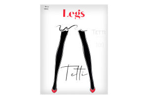 Колготки жіночі Legs Tetti 100den №1/2 nero