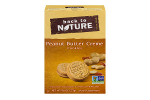 Back to Nature Peanut Butter Creme Cookies