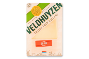 Сир Veldhuyzen Kaas Эдам 40% кор/мол нарізаний