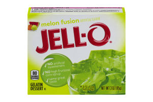 Jell-O Gelatin Dessert Melon Fusion