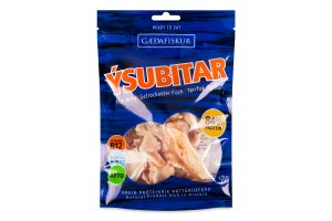 Снеки Gaedafiskur Von Iceland з тріски шмат сушені