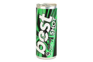 Напій енергетичний безалкогольний сильногазований на ароматизаторах пастеризований Original Best Shot з/б 250мл