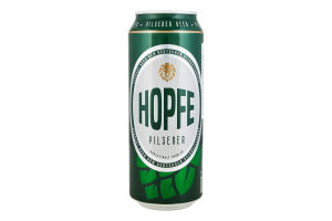 Пиво Hopfe Pilsener світле з/б