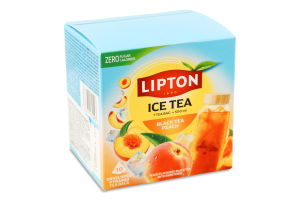 Чай холодний Peach чорний 10*3,5г в пірамідках Lipton