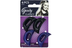 Goody Classics Small Claw Clips - 4 CT