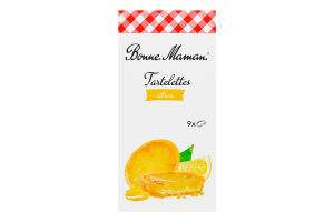 Печиво Bonne Maman тарталетки з лимонною начинкою