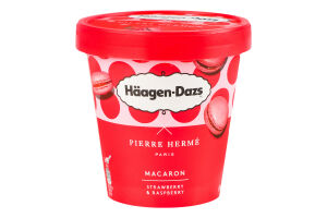 Морозиво Haagen-Dazs Макарон полуниця малина