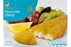 Ahold Flounder Fillets Breaded