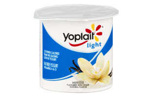 Yoplait Light Fat Free Yogurt Vanilla