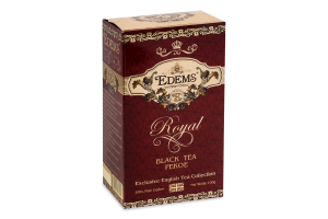 Чай чорний листовий Pekoe Royal Edems к/у 100г