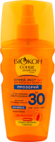 Спрей д/безпечної засмаги Прозорий 2в1 SPF30 160мл Біокон