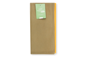 Набір рушників кухонних Клітинка зелений/гірчиця вафельний 40*60см 2шт Homeline