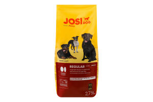Корм сухой полнорационный для взрослых собак Regular JosiDog м/у 2.7кг