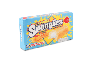 Бісквіт Cravingz Spongiez Golden з молочною начинкою 5*40г Jouy&Co