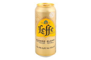 Пиво Leffe Blond з/б