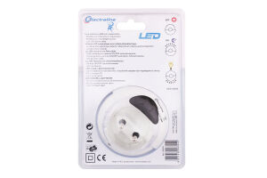 Ночник Electraline LED датч/крыш изм напр свет бел