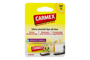 Бальзам для губ зі смаком ванілі SPF 15 Carmex 4.25г