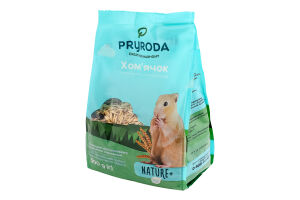 Корм повнораціонний для хом'яків Хом'ячок Nature+ feed Pryroda м/у 500г