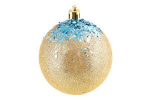 Прикраса ялинкова Куля Символіка Іній 80мм 31526