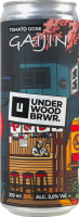 Пиво 0.33л 3% светлое нефильтрованное неосветленное непастеризованное Gaijin Tomato gose Underwood Brewery ж/б