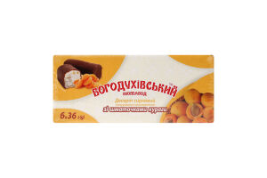 Десерт сирк.в шок. глазурі БМЗ 6*36г 23% зі шматочк.кураги