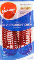 Колбаса нарезка Брауншвейгская Глобино с/к в/у 0.08кг