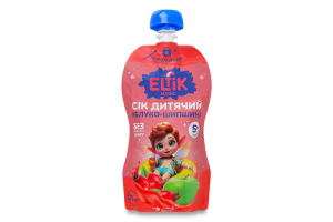 Сік для дітей від 5міс Яблуко-шипшина Elfik Magic д/п 175мл