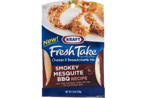 Kraft Fresh Take Cheese & Breadcrumb Mix Smokey Mesquite BBQ Recipe