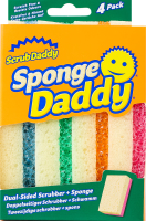 Губка двостороння Sponge Daddy Scrub Daddy 4шт