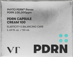 Крем капсульний відновлюючий з PDRN та пептидами 100 PDNR capsule VT Cosmetics 50мл
