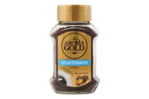 Кофе растворимый гранулированный без кофеина Original Aroma Gold с/б 100г