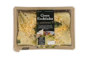 Ahold Green Enchiladas with Green Chile Sauce