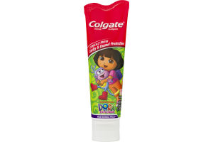 Colgate Dora The Explorer Fluoride Toothpaste Mild Bubble Fruit