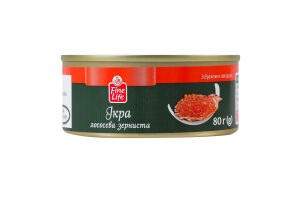 Икра горбуши зернистая Fine Life ж/б 80г